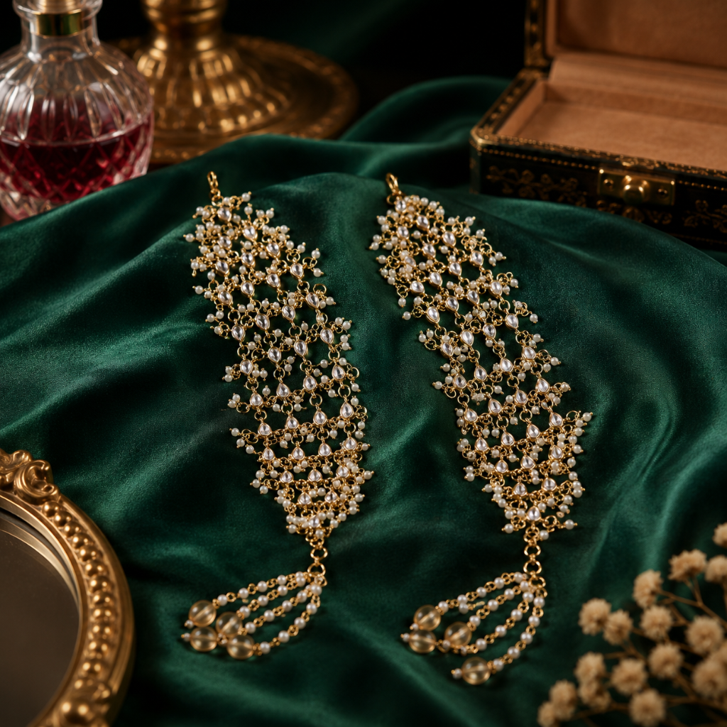 Kaberi Chaandjaali Royal Set (Swarna Gold)