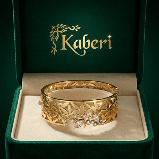 Sohna Floral Filigree Kada