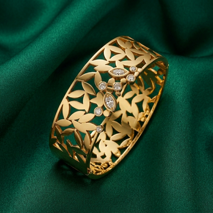 Sohna Floral Filigree Kada