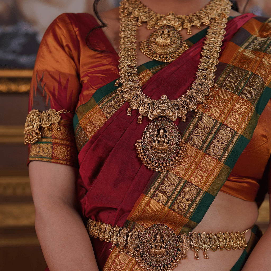 Mahalakshmi Rajvansh temple jewellery Set