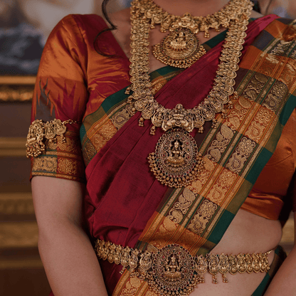 Mahalakshmi Rajvansh temple jewellery Set
