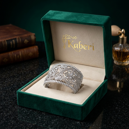 Kimberly Silver Designer Bracecuff