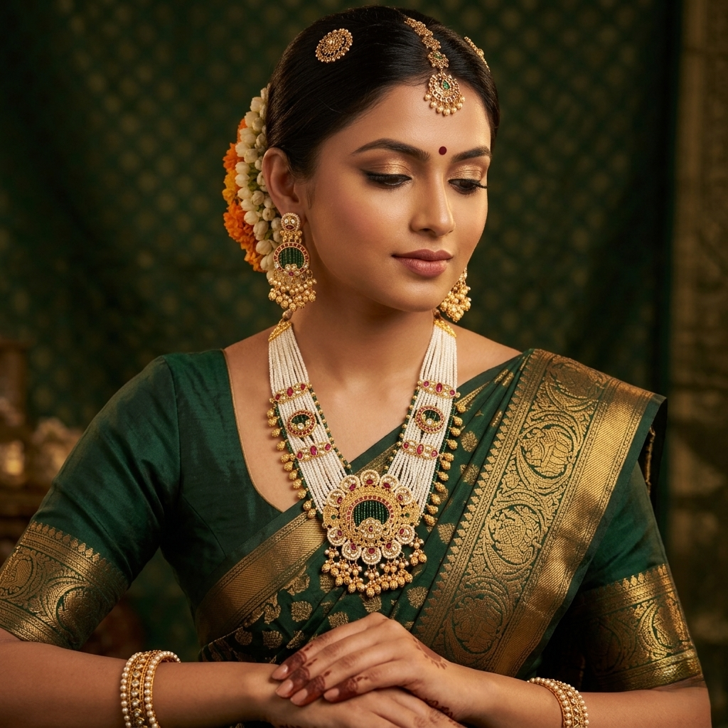 Kaberi Padmavati Haar — inspired by the lotus (padma) motif