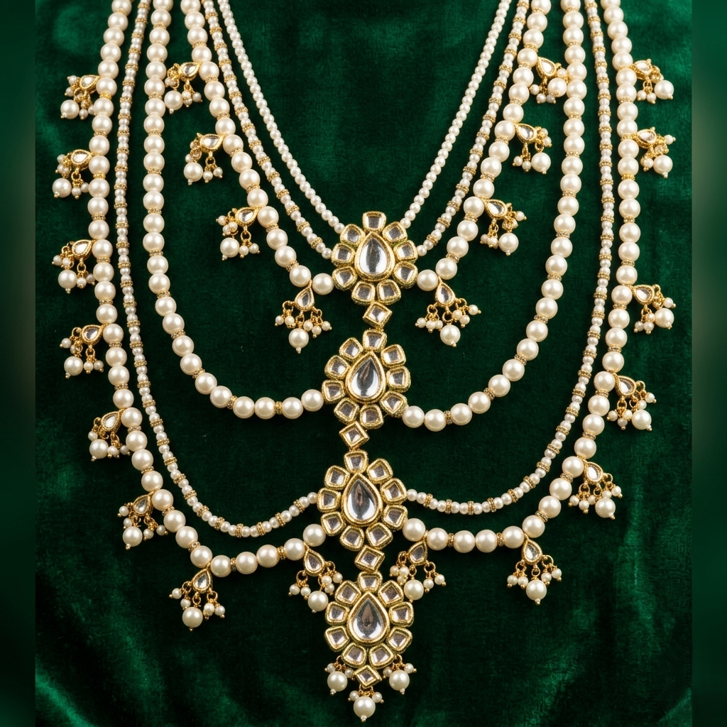Kaberi Mukta Tarang Haar (flows beautifully with pearl layers)