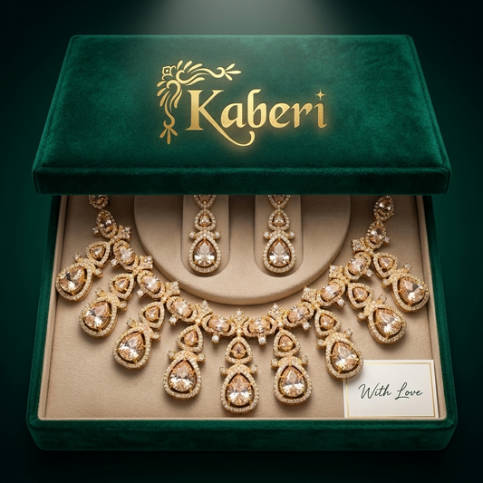 Victoria I Golden Necklace Set