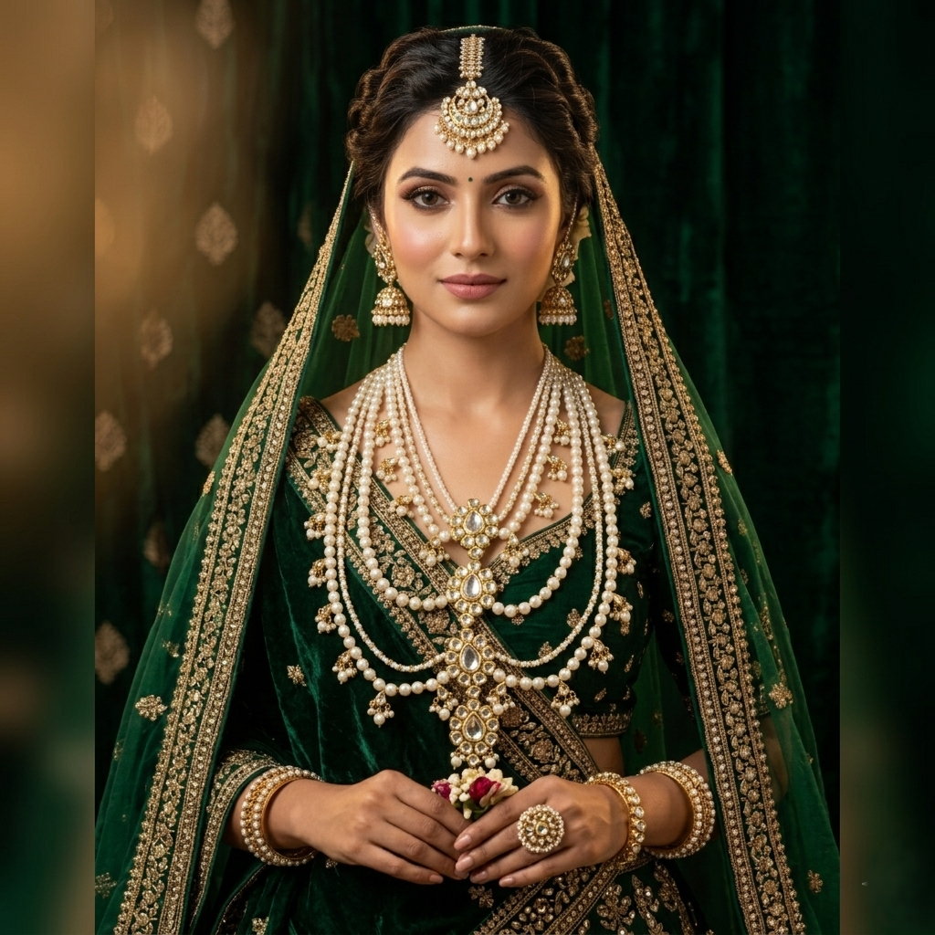 Kaberi Mukta Tarang Haar (flows beautifully with pearl layers)