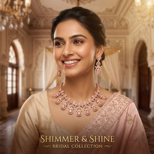 Victoria II Pink Necklace Set