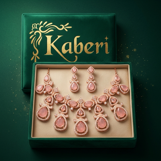 Victoria II Pink Necklace Set