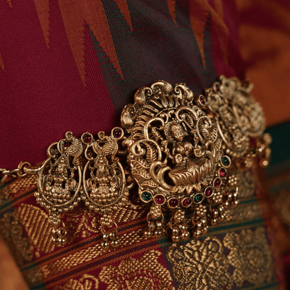 Mahalakshmi Rajvansh temple jewellery Set