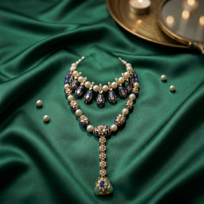 Midnight Veil Drop Necklace