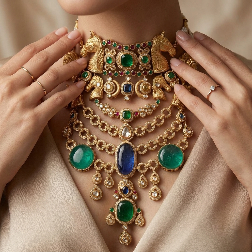 Imperial Ashva Layered Collar Set