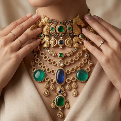 Imperial Ashva Layered Collar Set